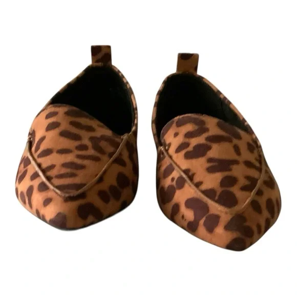NIB Lulus Emmy Leopard Suede Pointed Loafers Sz 6 - Picture 5 of 12